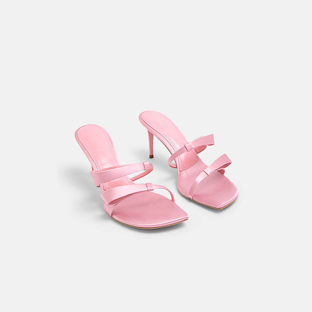 DUHA Chic Mule Candy Pink pair — SS26 City Oasis collection