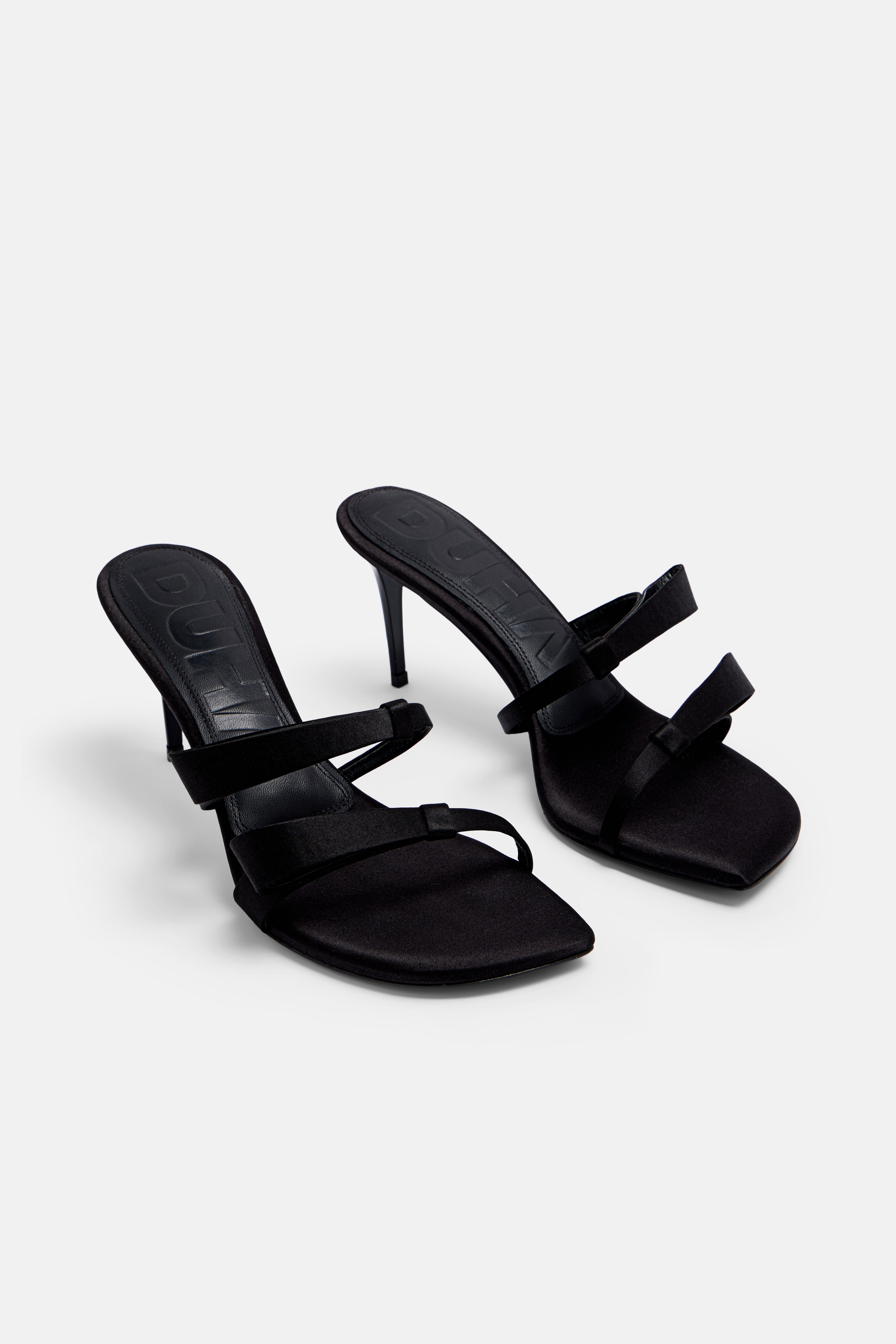 DUHA Chic Mule Black Night pair — SS26 City Oasis collection