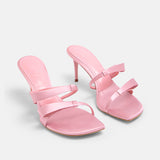 DUHA Chic Mule Candy Pink pair — SS26 City Oasis collection