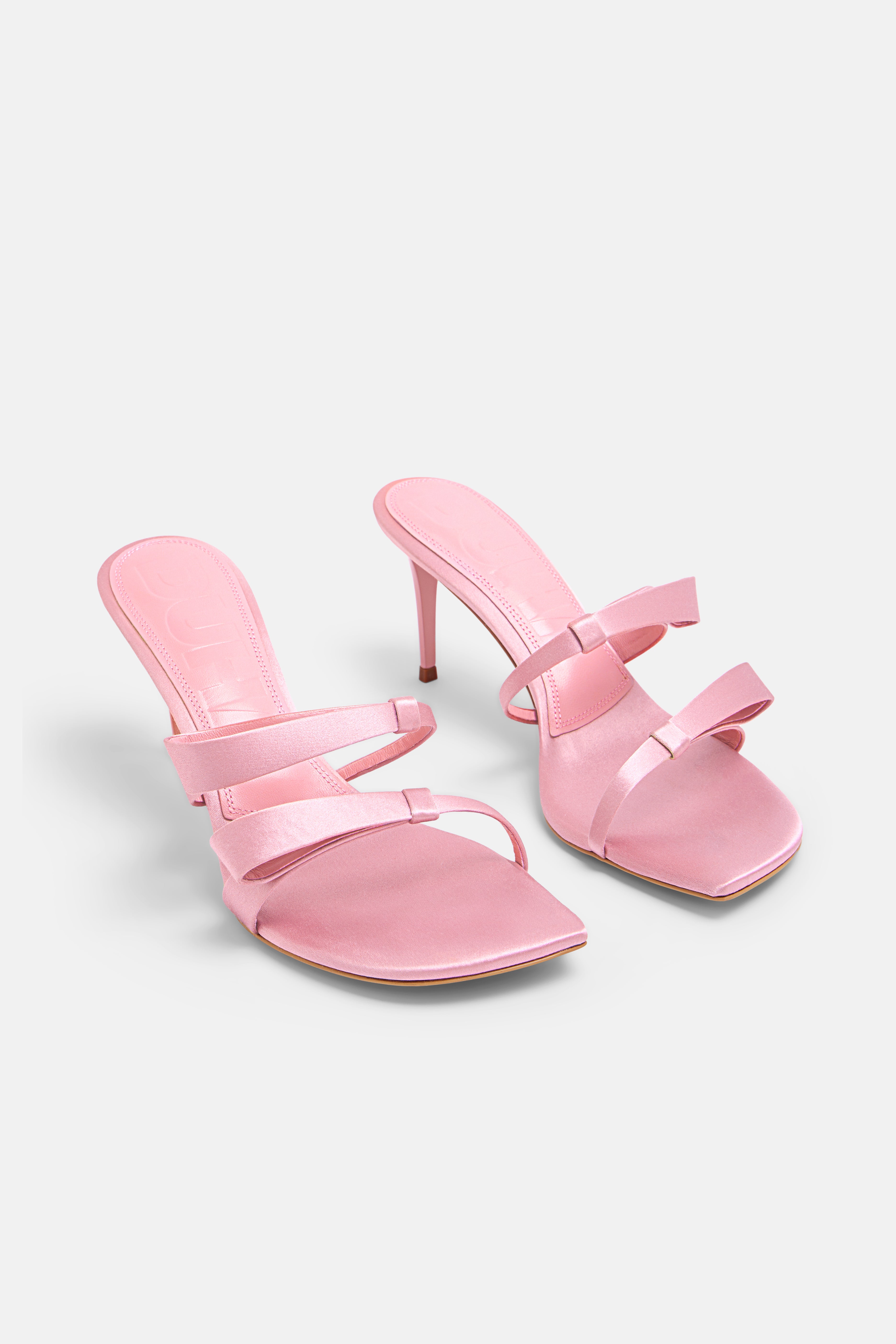 DUHA Chic Mule Candy Pink pair — SS26 City Oasis collection