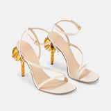 DUHA Palmira Sandal coconut leather pair — SS26 City Oasis collection