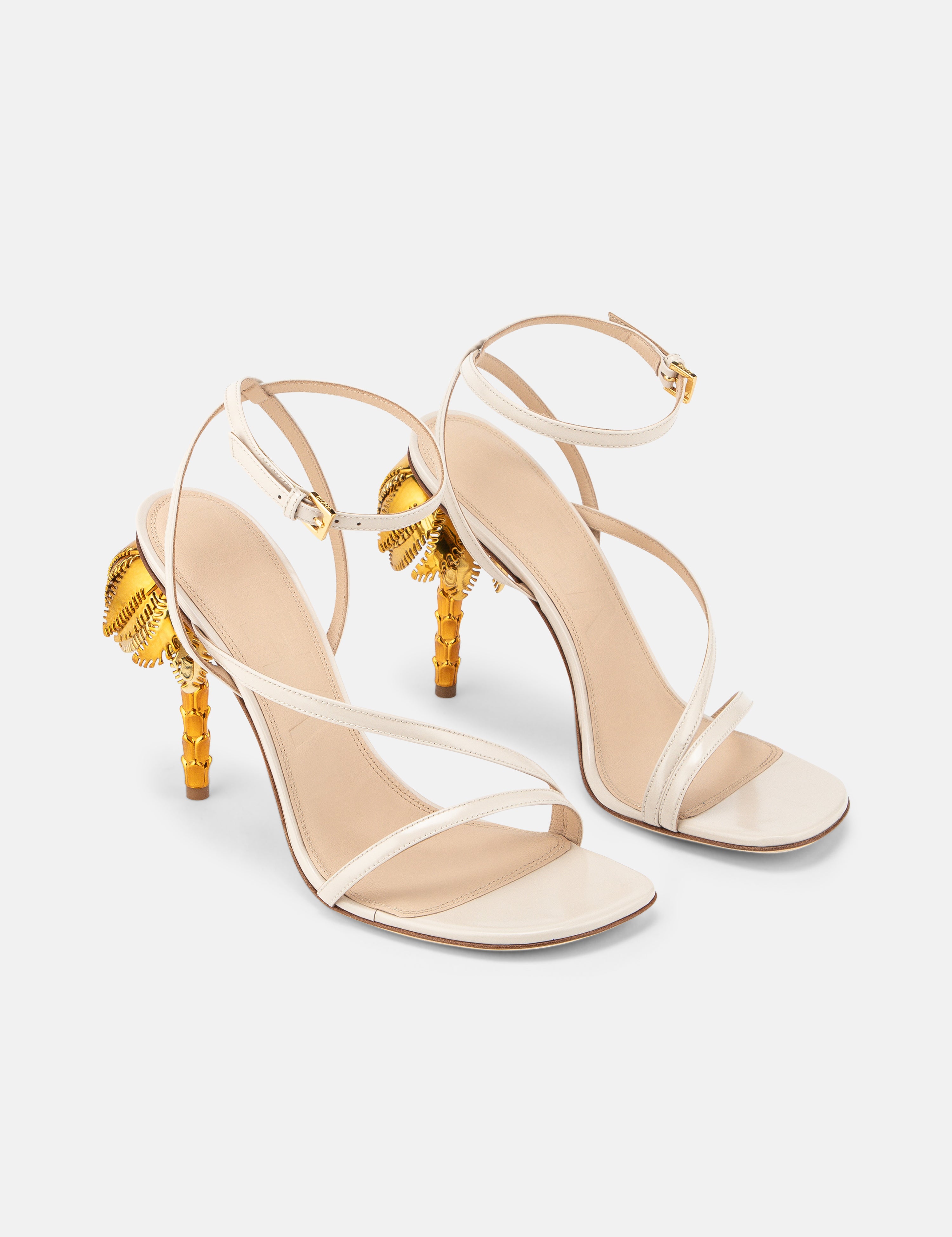 DUHA Palmira Sandal coconut leather pair — SS26 City Oasis collection