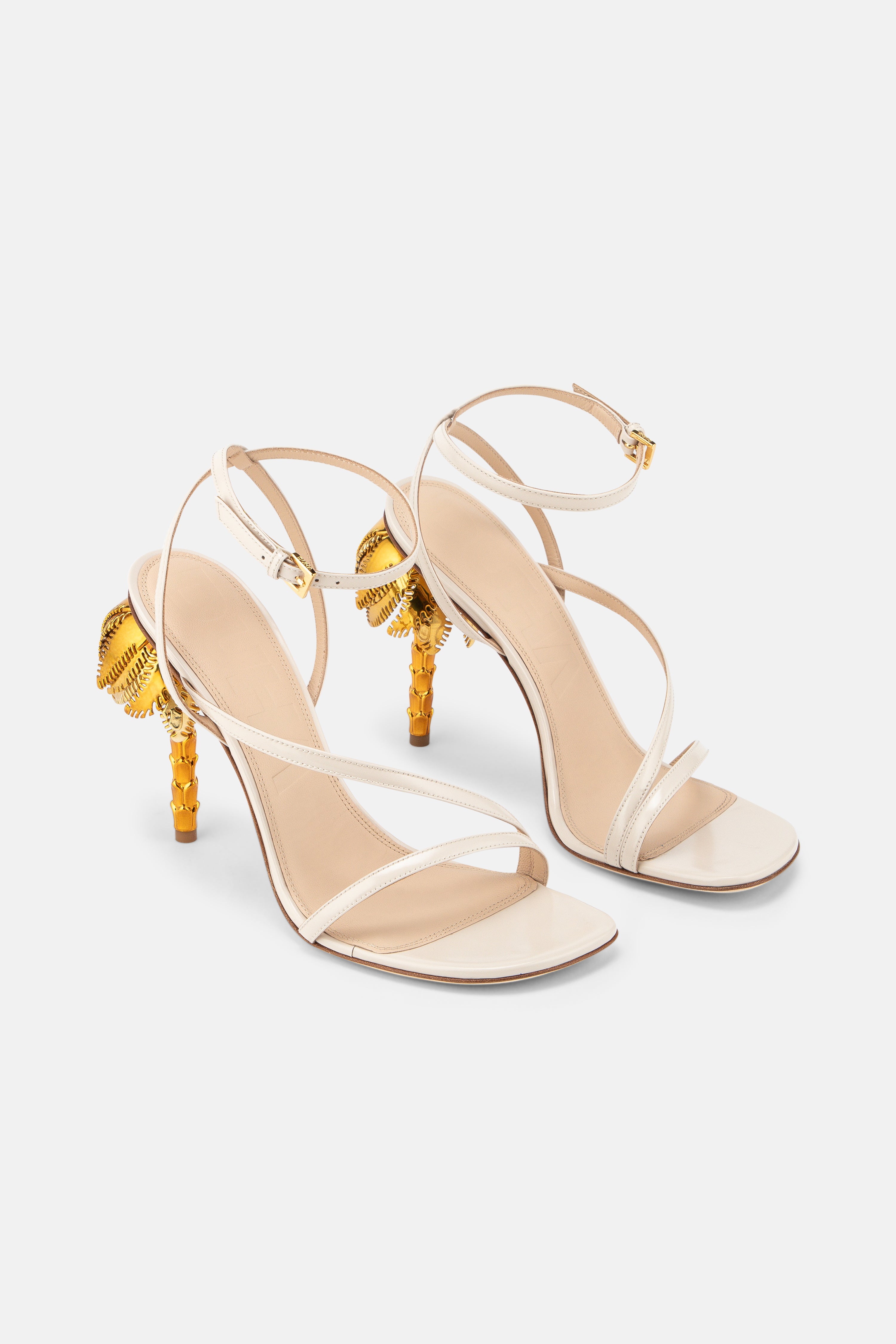 DUHA Palmira Sandal coconut leather pair — SS26 City Oasis collection